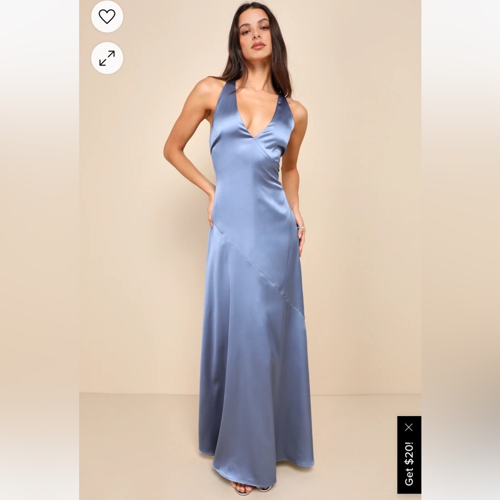 Lulus Slate Blue Dress